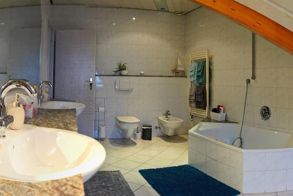 Grosse, Helle Wohnung Fuer Bis Zu 6 Personen 魏因海姆 外观 照片